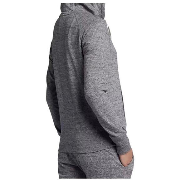 Nike Jacket Gray Women Just Do It Swoosh Full Zip Hoodie 883729 091 Size Large - Picture 2 of 12